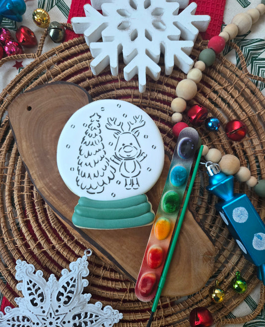 Snowglobe Paint Your Own Cookie