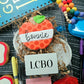 Personalized Polka Dot Apple