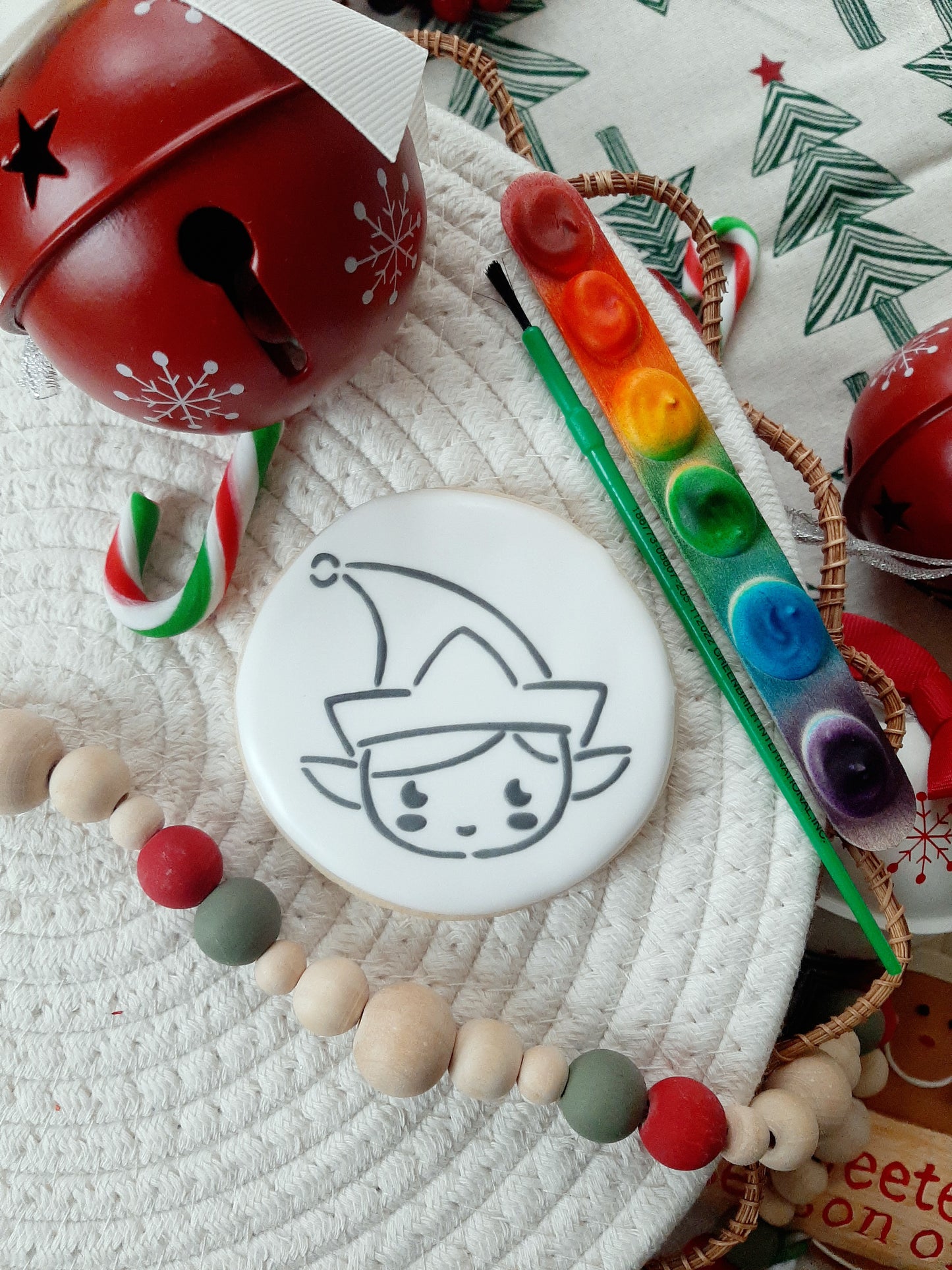 Elf Paint Your Own Cookies