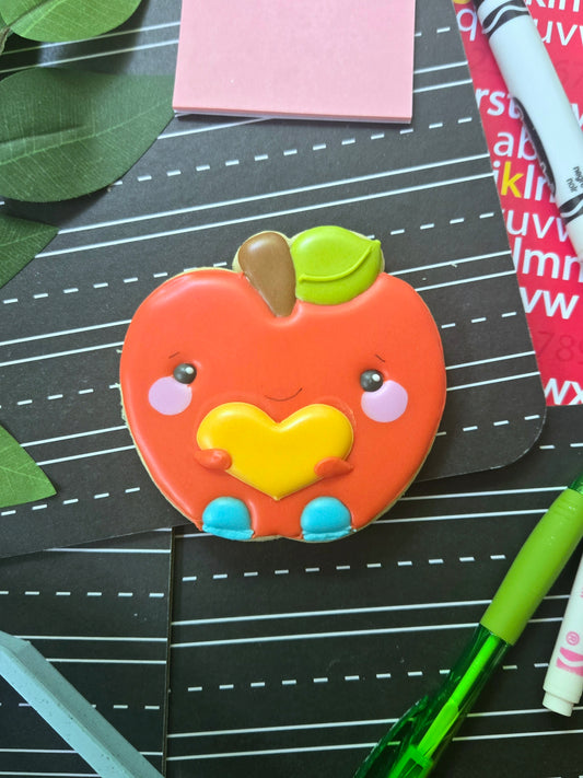 Personalized Apple with Heart