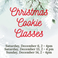 Christmas Cookie Decorating Class - Saturday, December 13, 7 - 9pm
